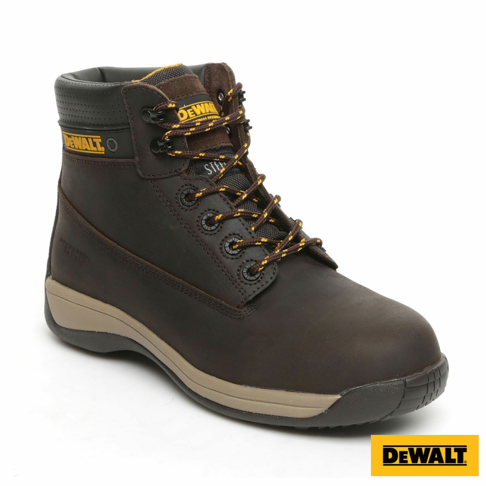 DeWalt Men's Mason Steel Toe Cap Safety Boots in Brown