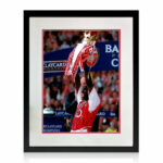 Sol Campbell Signed Framed Arsenal Image