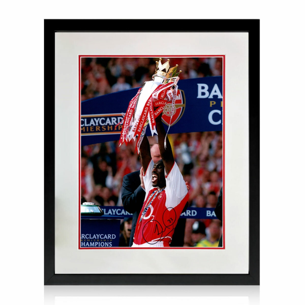 Sol Campbell Signed Framed Arsenal Image