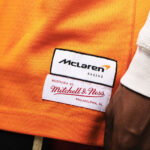 McLaren F1 Men's Mitchell & Ness F1 Lando Norris Football Orange Jersey - Image 14
