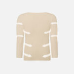 Evenlina Long Sleeve Shaping Compression T-shirt in Almond - Image 5