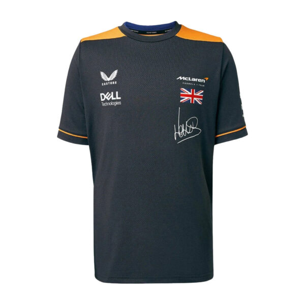 McLaren F1 Lando Norris Kids Driver T-shirt in Grey