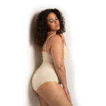 Evenlina Sculpting Shapewear Bodysuit in Almond - Image 3