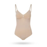 Evenlina Sculpting Shapewear Bodysuit in Almond - Image 4