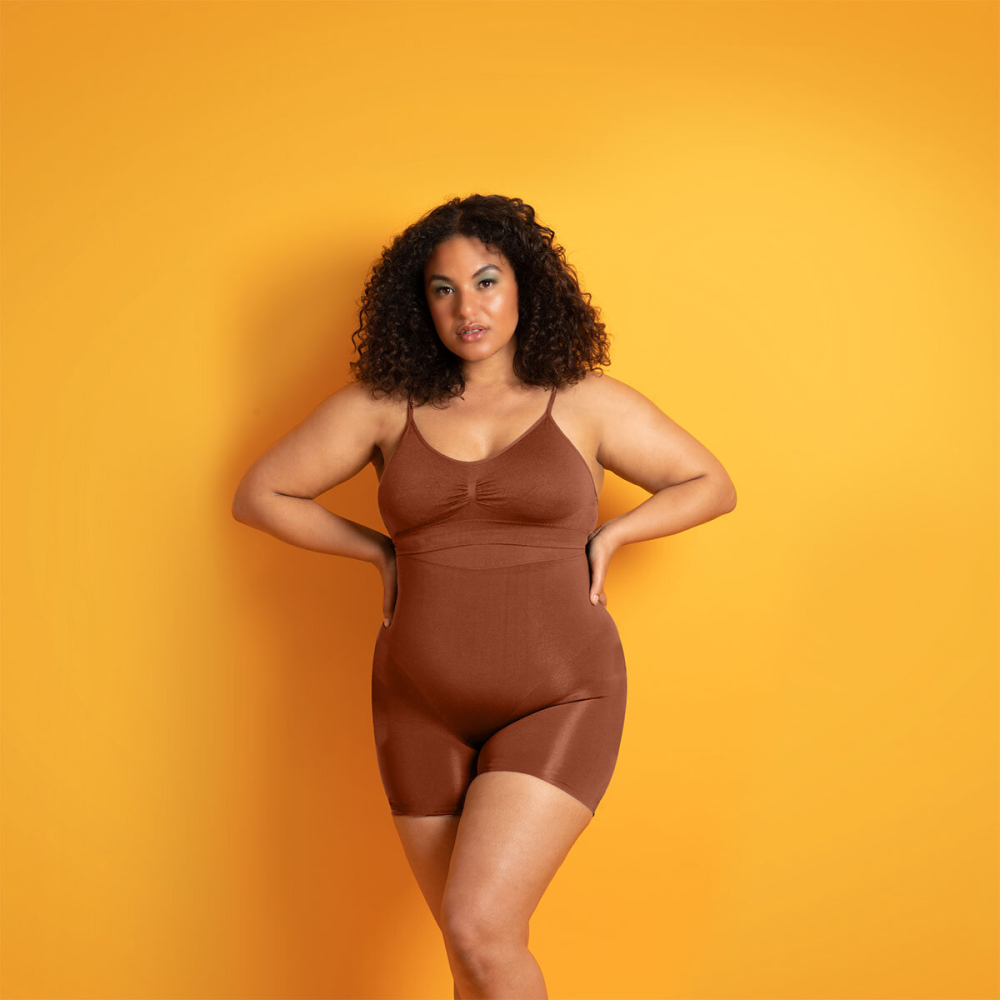 Evenlina Sculpting Shapewear Shorts in Bronze