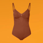 Evenlina Sculpting Shapewear Bodysuit in Bronze - Image 2
