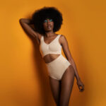 Evenlina Seamless Support Bralette in Almond