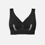 Evenlina Seamless Support Bralette in Black - Image 4