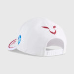 Scuderia Ferrari F1 Unisex Driver Lewis Hamilton Baseball Cap 2025 in White - Image 6