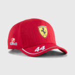 Scuderia Ferrari F1 Unisex Driver Lewis Hamilton Baseball Cap 2025 in White - Image 11