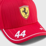Scuderia Ferrari F1 Unisex Driver Lewis Hamilton Baseball Cap 2025 in White - Image 13