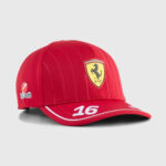 Scuderia Ferrari F1 Unisex Driver Charles Lerclerc Cap 2025 in White - Image 2