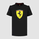 Scuderia Ferrari F1 Large Shield T-Shirt in Black, 5 Sizes - Image 2
