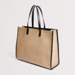 Ted Baker Pallmer Large Raffia Tote Bag in Black - Image 7