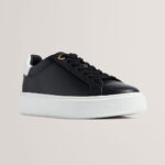 Ted Baker Ladies Lory Trainer in White - Image 6