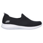 Skechers Ladies Ultra Flex Trainers in Taupe - Image 3
