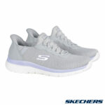 Skechers Ladies Swift Fit Bountiful Trainer in Grey