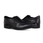 TeⓇm Harvey Boys Leather Sleek Slip On School Shoes - Image 2