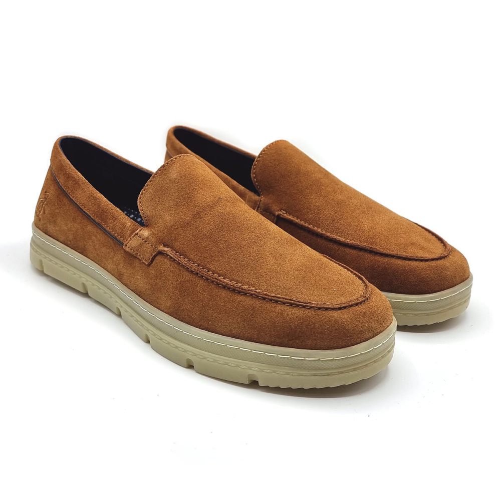 Penguin Men's Sueded Loafer in Tan