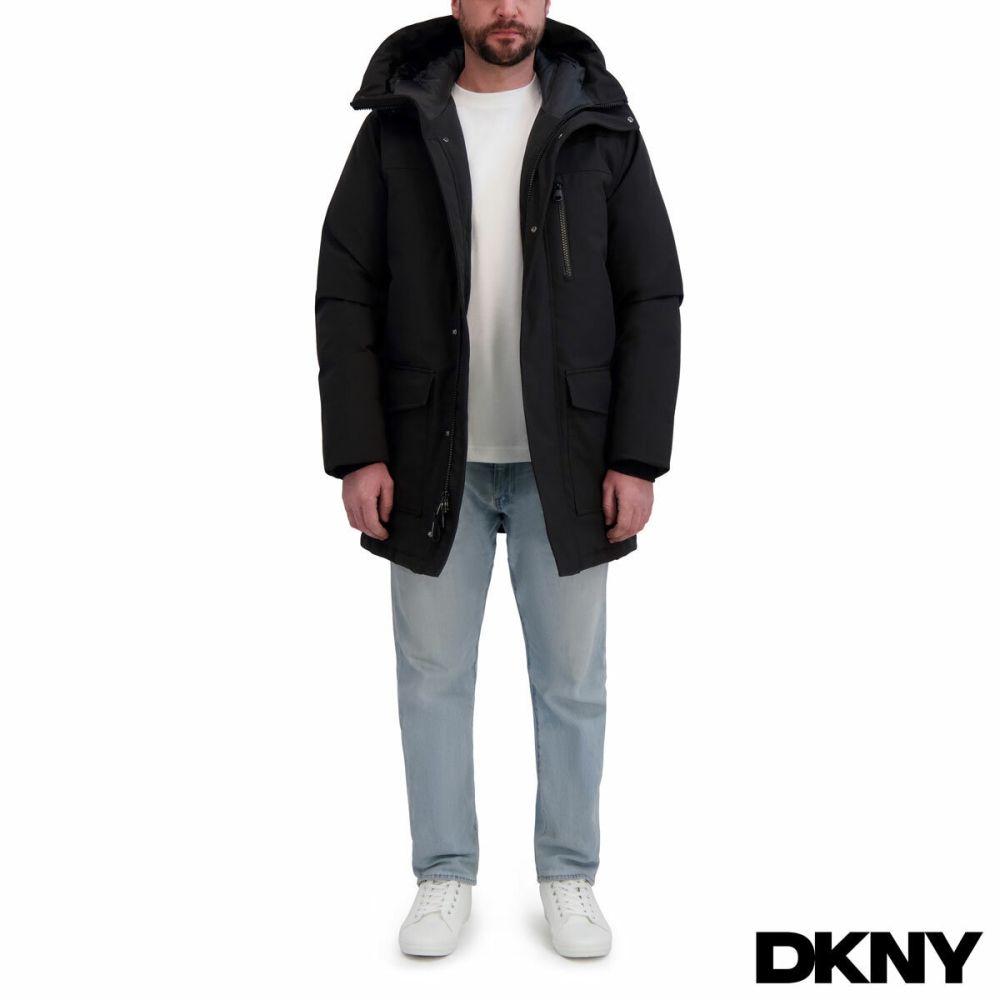 DKNY Mens Down Parka Jacket