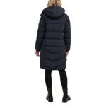 Pajar Ladies Long Down Coat in Navy - Image 16