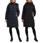 Pajar Ladies Long Down Coat in Navy
