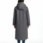Weatherproof Ladies Long Slicker Jacket in Olive - Image 7