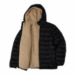 32 Degrees Men's Sherpa Lined Jacket in Navy - Image 4