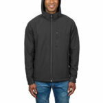 Kirkland Signature Men's Sherpa Lined Softshell Jacket in Grey - Image 3