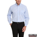 Kirkland Signature Men's Dress Shirt in Purple - Image 11