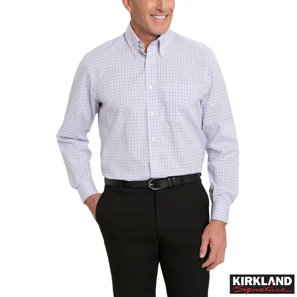 Kirkland Signature Men's Dress Shirt in Purple