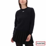Hunter Women's Crewneck Sweater in Black
