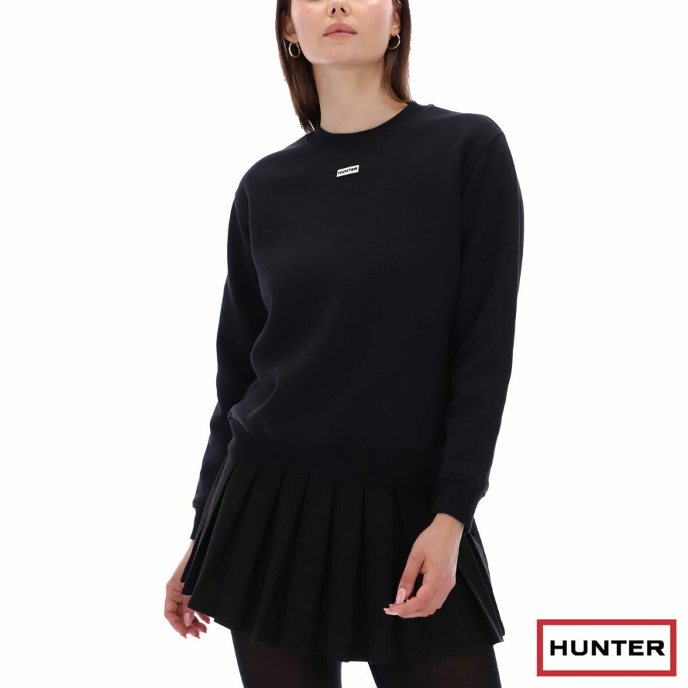 Hunter Women's Crewneck Sweater in Black