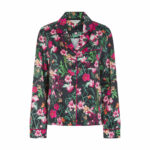 Ted Baker Ladies Satin PJ Set in Black Floral - Image 4