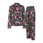 Ted Baker Ladies Satin PJ Set in Black Floral - Image 7