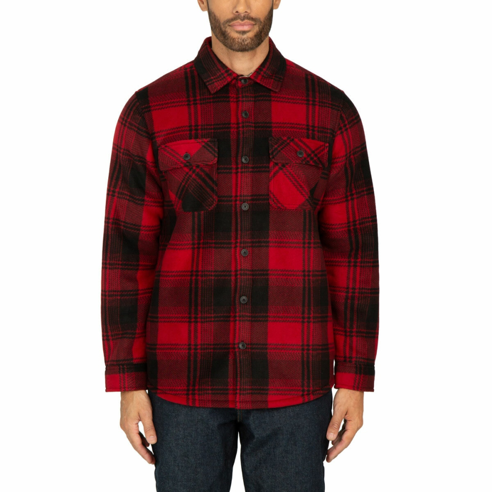 Realtree Men's Shirt Jacket in Red