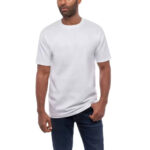 Kirkland Signature Men's Cotton Crewneck White T-Shirt, 6 Pack - Image 2