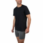 Kirkland Signature Men's Cotton Crewneck T-Shirt, 6 Pack in White - Image 9