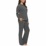 Jezebel Ladies 2 Piece Brushed Rib Lounge Set - Image 19