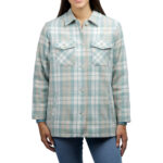 Jachs Women's Wool Blend Shacket in Mint