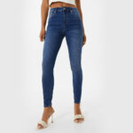Jack Wills Ladies High Rise Skinny Jean in Blue - Image 6