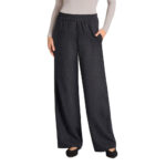 Matty M Women's Pinstripe Pant in Navy