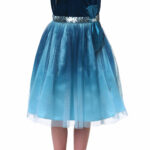 Jona Michelle Kids Dress in Navy - Image 4