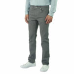 Jachs Men's Bull Denim Pant in Olive - Image 7