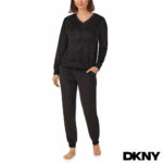 DKNY Ladies Lounge Set in Taupe - Image 2
