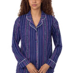 DKNY Women's Notch Collar Pyjama Set in Animal Print - Image 3