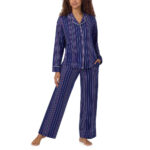 DKNY Women's Notch Collar Pyjama Set in Animal Print - Image 7