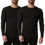 32 Degrees Men's Long Sleeve Heat T-Shirt, 2 Pack - Image 2