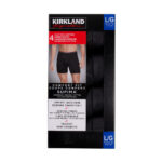 Kirkland Signature Men's Supima Cotton Boxer Briefs, 4 Pack - Image 3