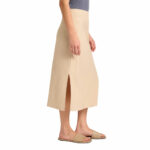 Matty M Women's Linen Skirt in Green - Image 7